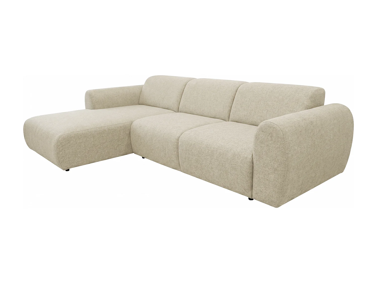 Canapé d’angle Softy – canapé d’angle luxe pour salon, assise moelleuse et élastique, grand canapé 297x180 cm