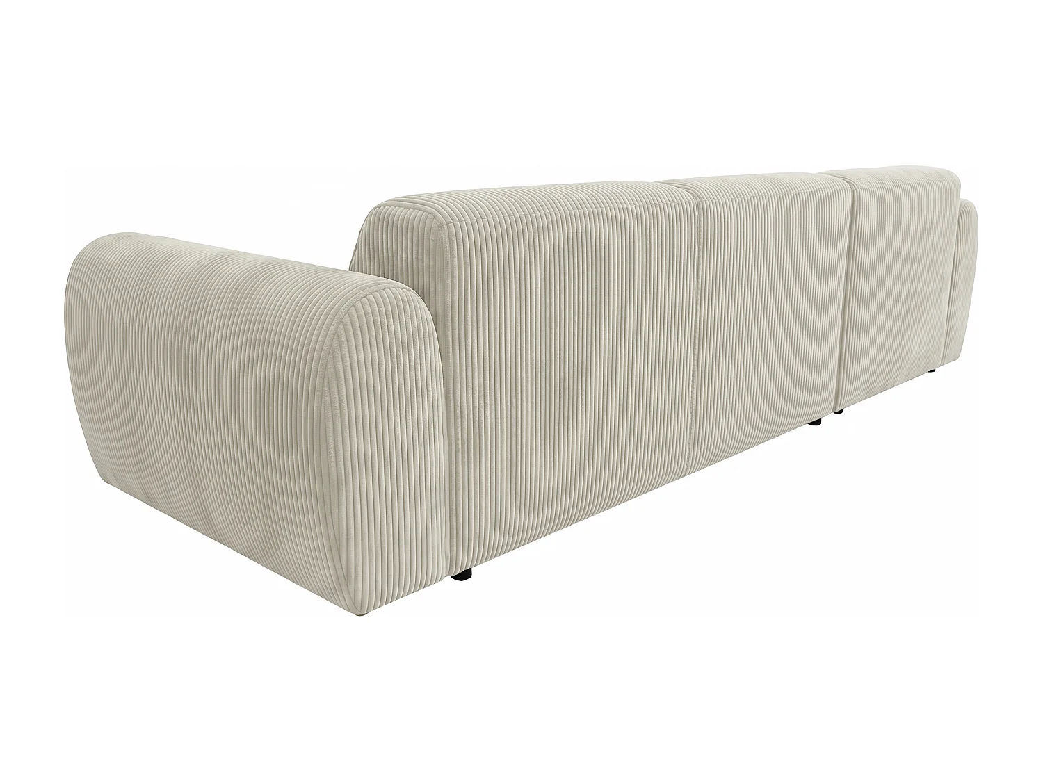 Canapé d’angle Softy – canapé d’angle luxe pour salon, assise moelleuse et élastique, grand canapé 297x180 cm
