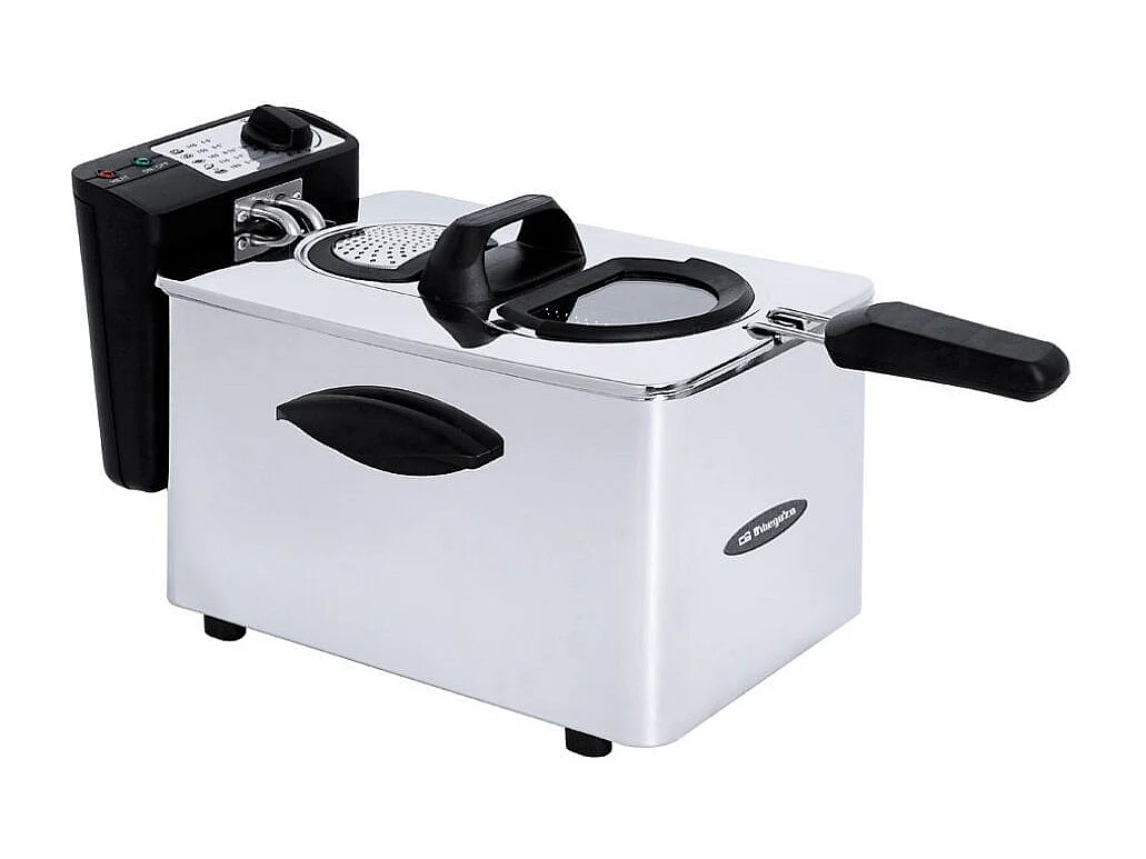 Freidora Orbegozo FDR45 2000W 4L termostato regulable inox