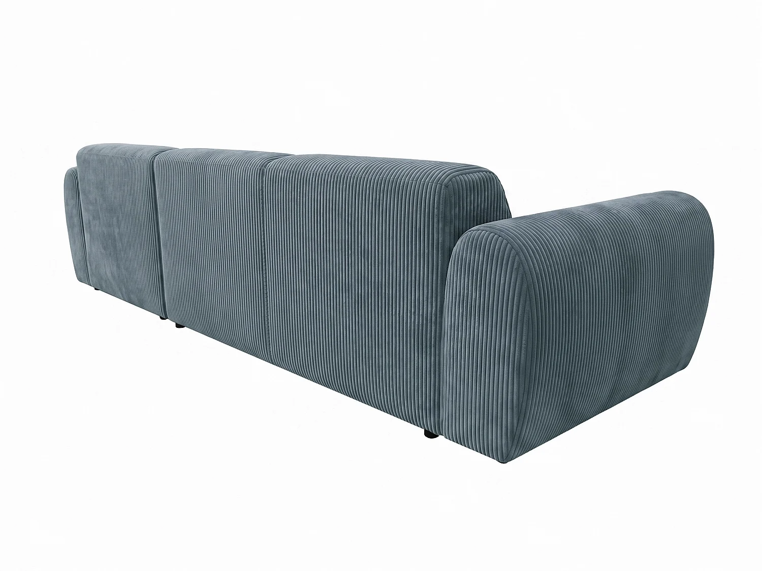 Canapé d’angle Softy – canapé d’angle luxe pour salon, assise moelleuse et élastique, grand canapé 297x180 cm