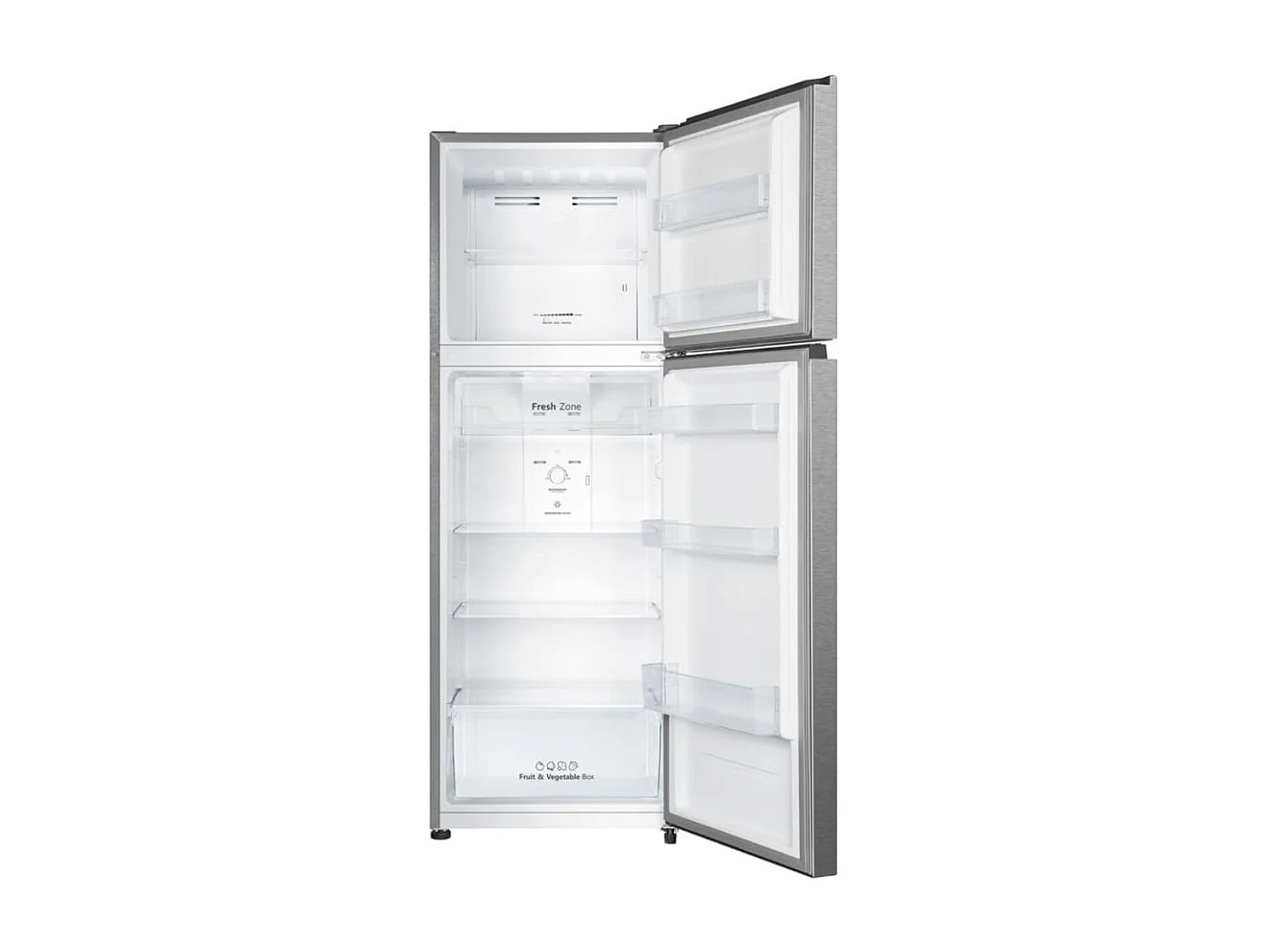 Hisense RT422N4ACE réfrigérateur-congélateur Pose libre 325 L Acier inoxydable