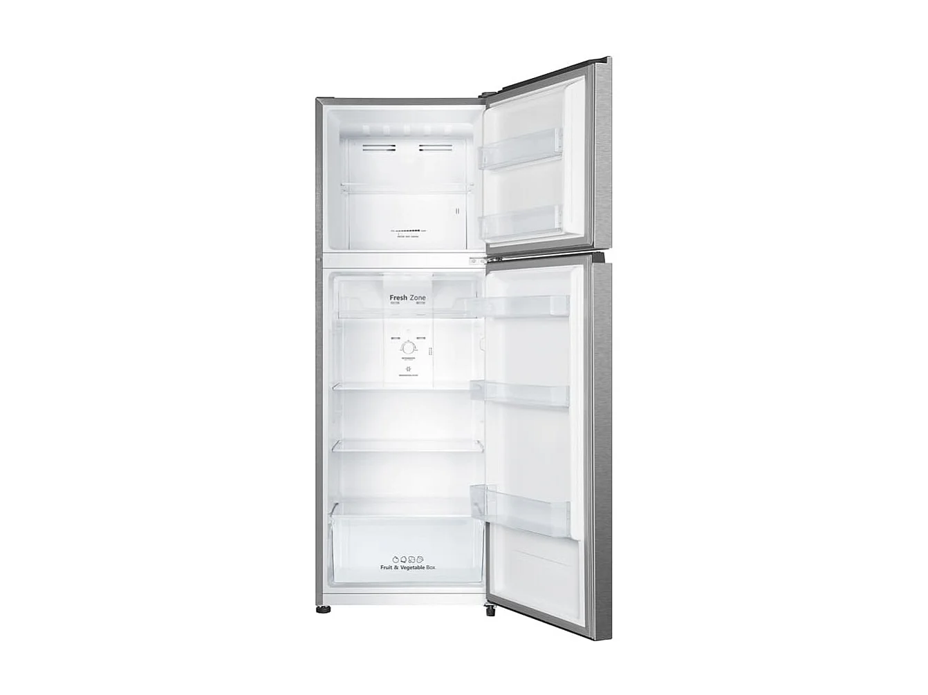 Hisense RT422N4ACE réfrigérateur-congélateur Pose libre 325 L Acier inoxydable
