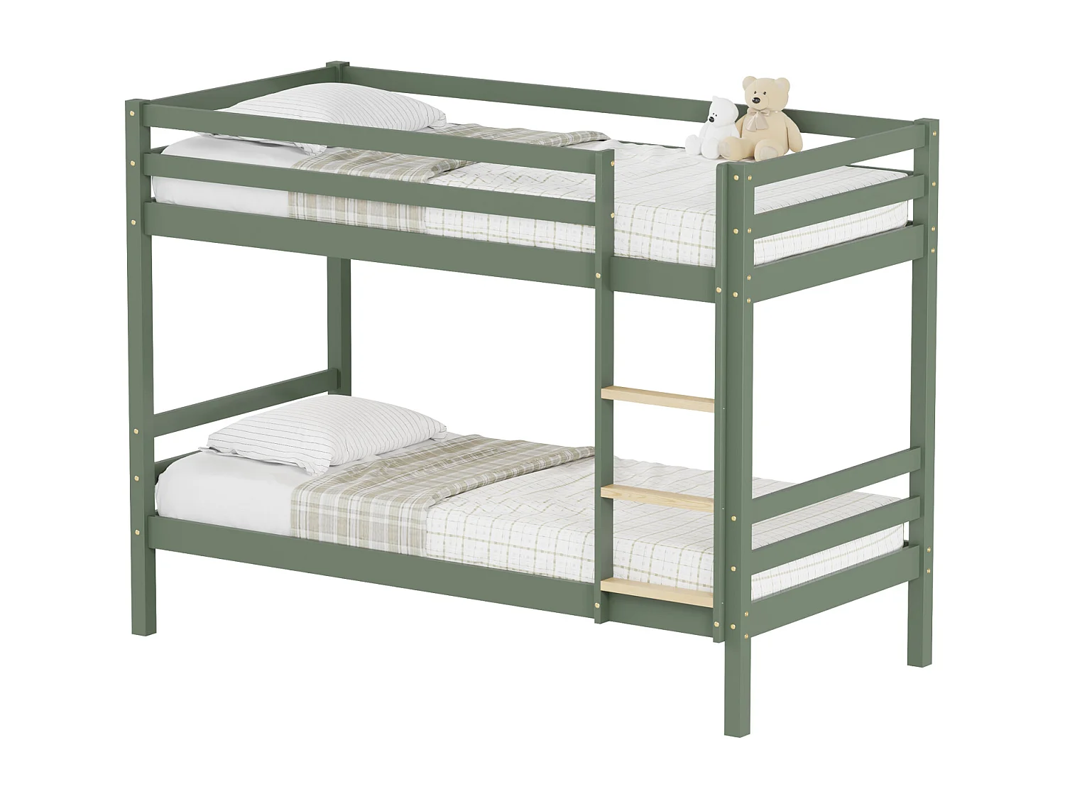 Lits superposés pour enfants 190x90cm vert AMBRE