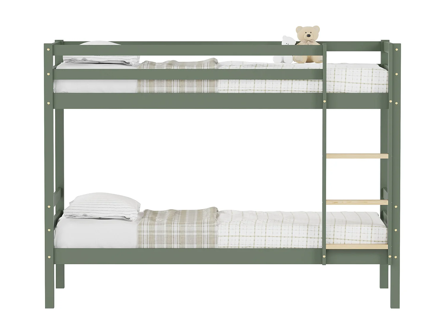 Lits superposés pour enfants 190x90cm vert AMBRE
