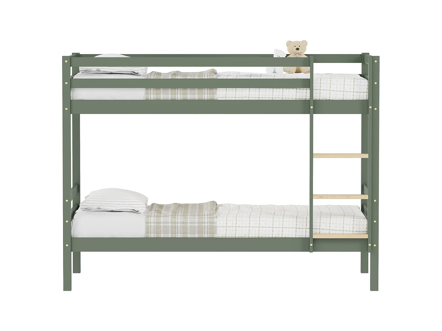 Lits superposés pour enfants 190x90cm vert AMBRE