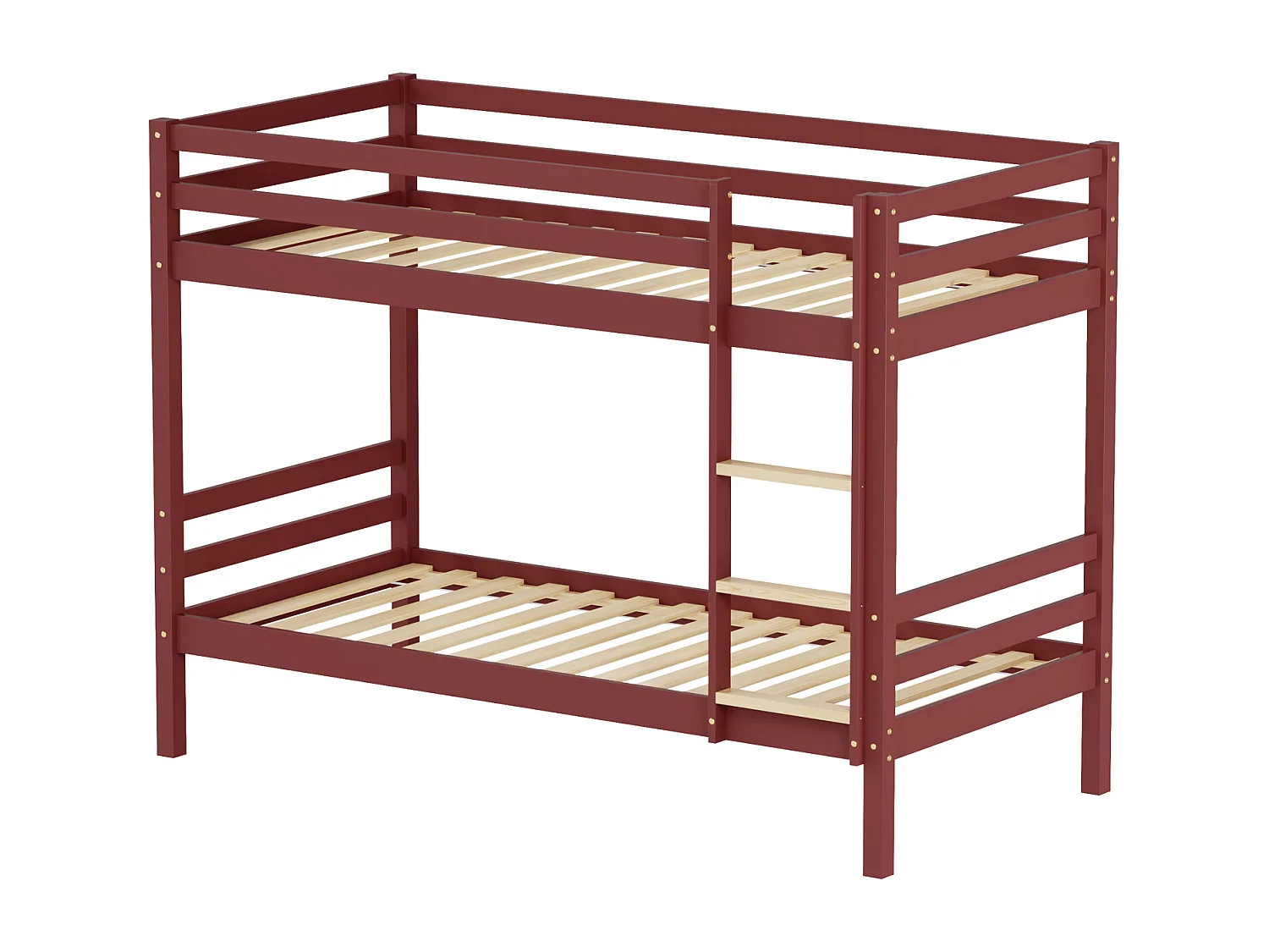 Kinderstapelbed 190x90cm terracotta AMBER
