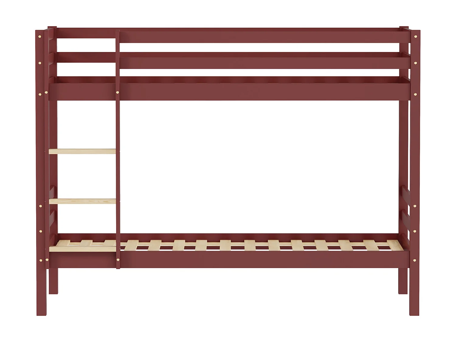 Kinderstapelbed 190x90cm terracotta AMBER