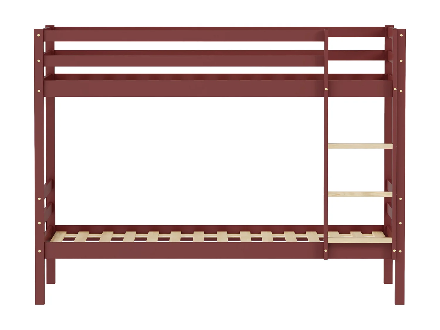 Kinderstapelbed 190x90cm terracotta AMBER