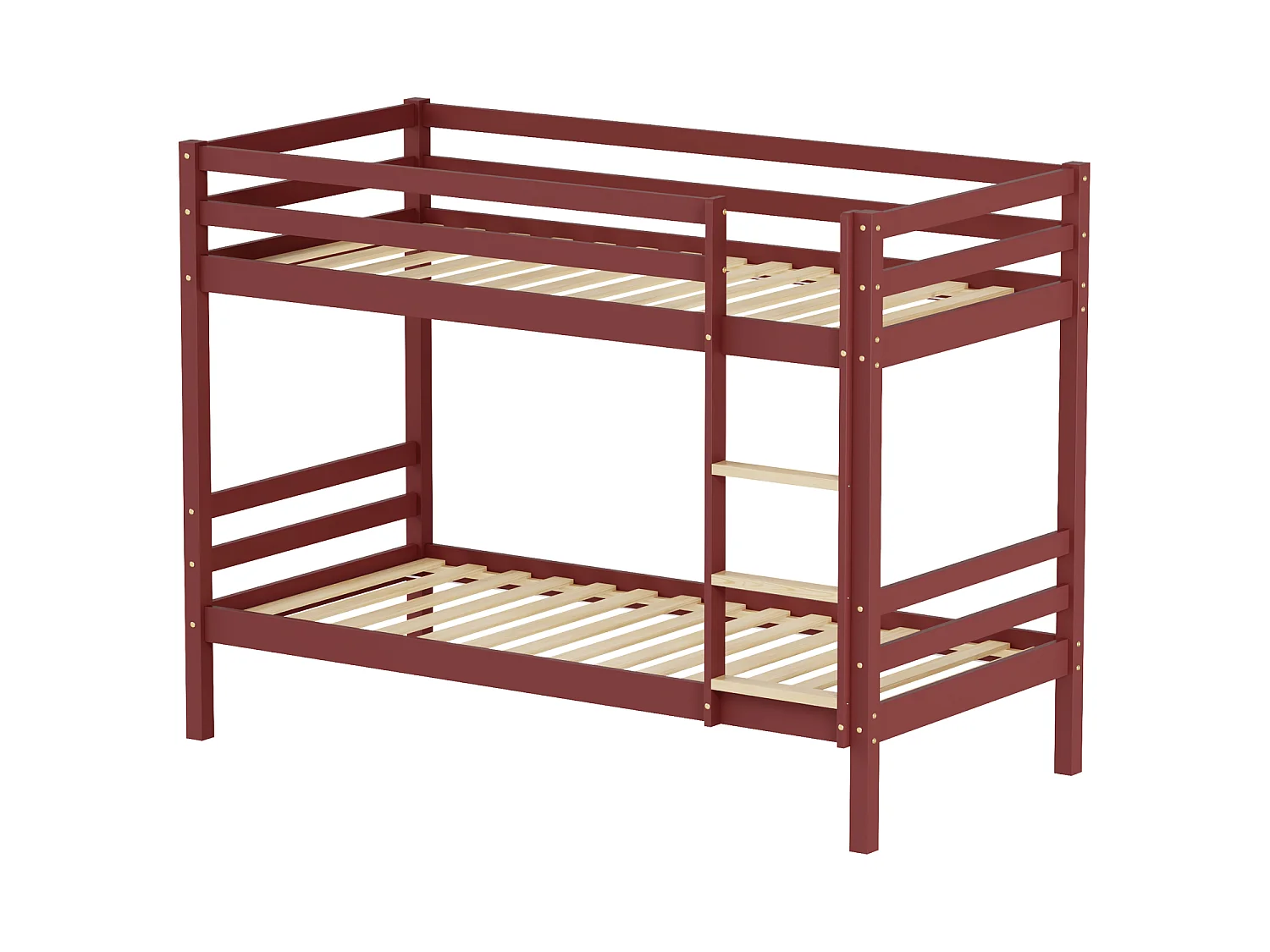 Lits superposés pour enfants 190x90cm terracotta AMBRE