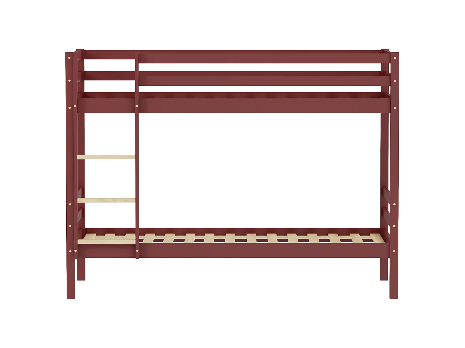 Lits superposés pour enfants 190x90cm terracotta AMBRE