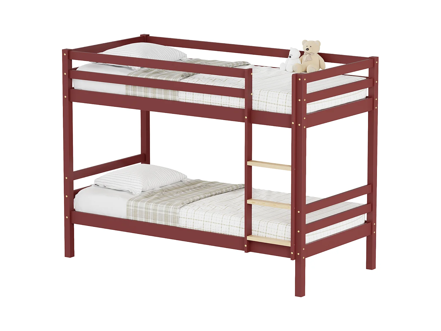 Lits superposés pour enfants 190x90cm terracotta AMBRE