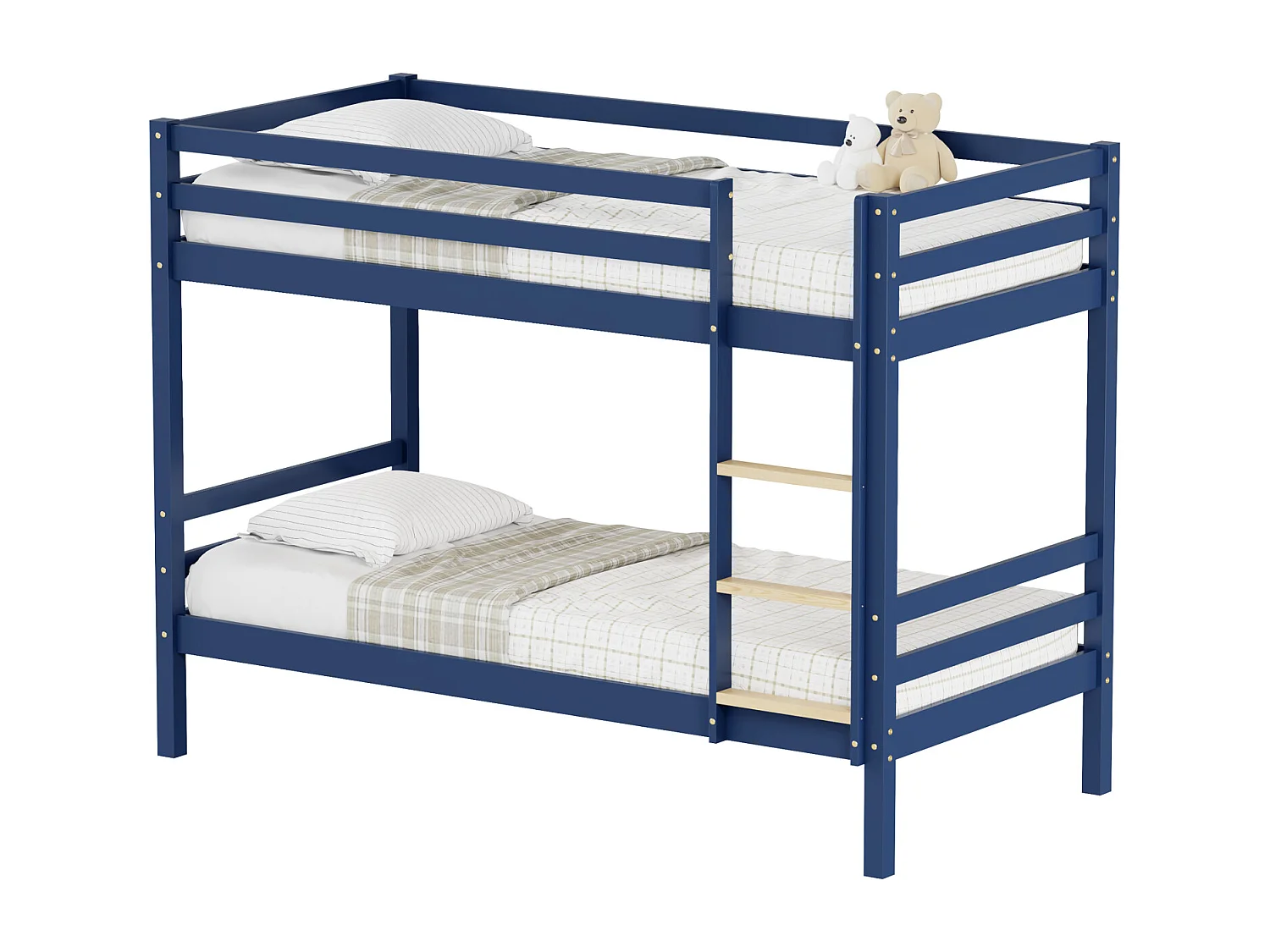 Kinderstapelbed 190x90cm donkerblauw AMBER