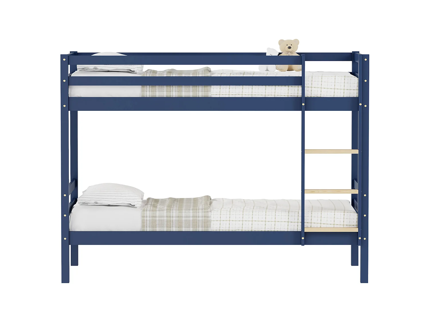 Lits superposés pour enfants 190x90cm bleu foncé AMBRE