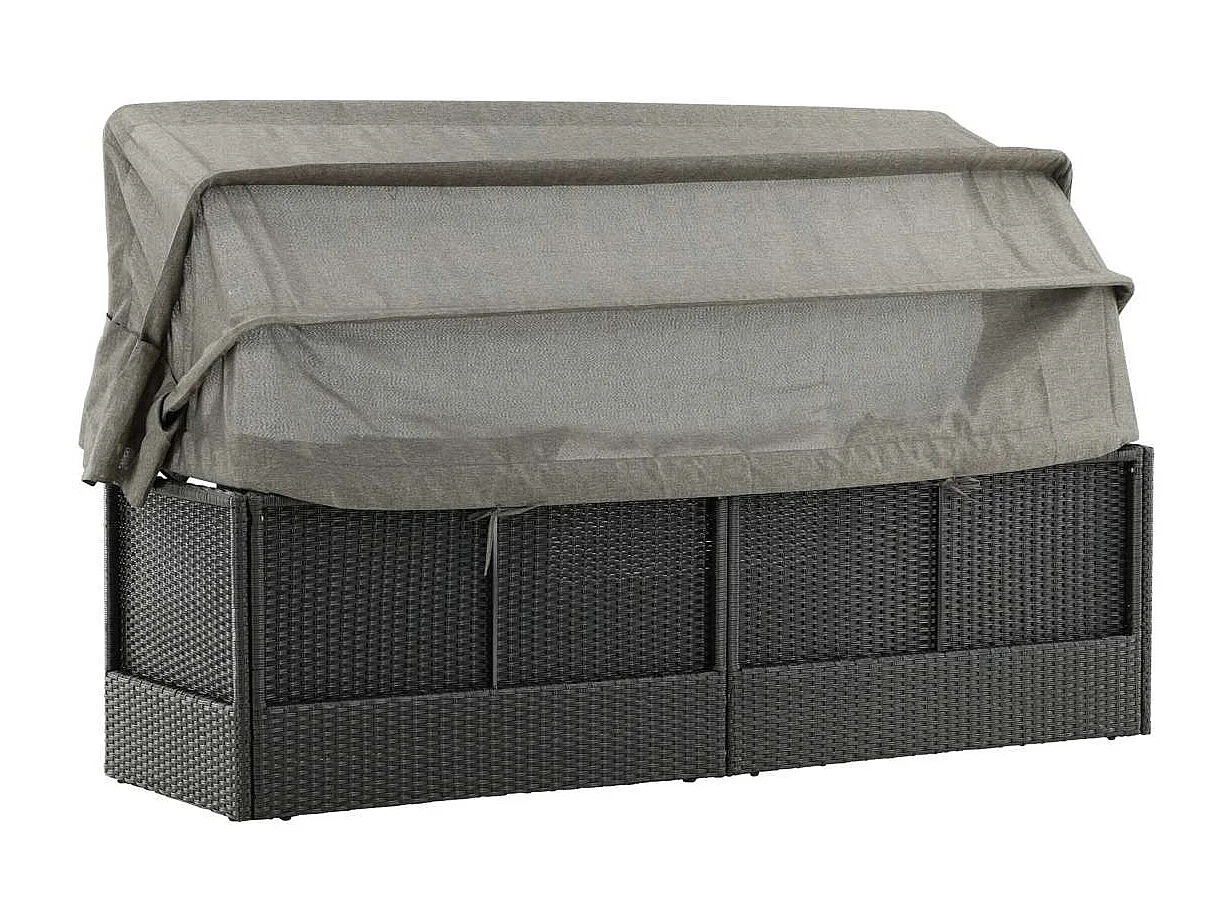 Nopy ligstoel combinatie zwart.
