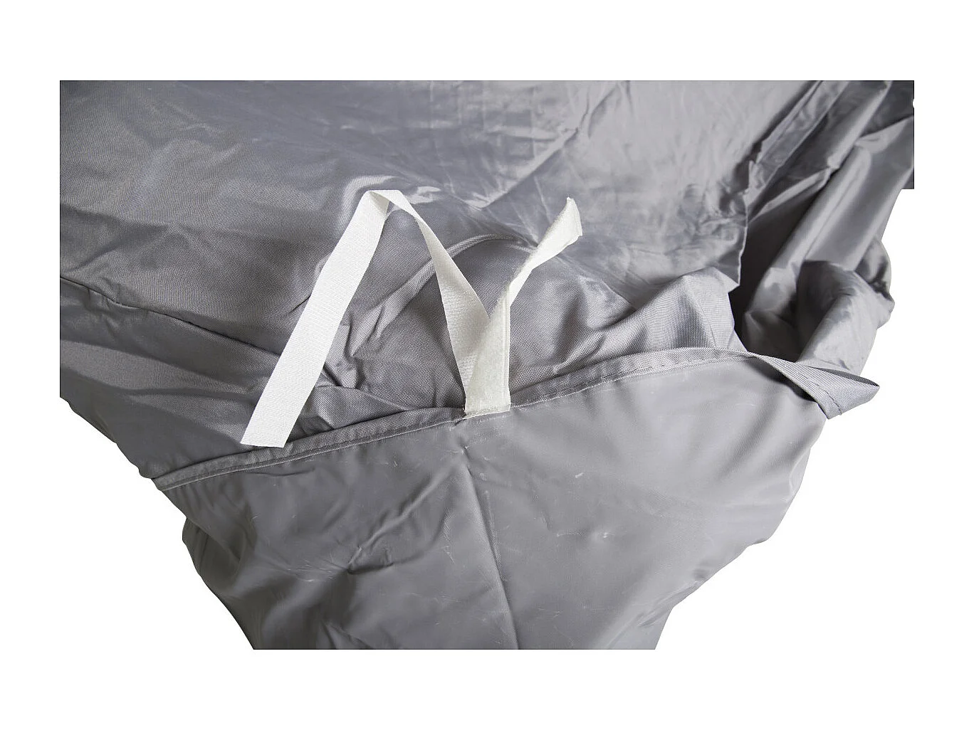 Furnco hoes voor tuinmeubelen L-vormig 203x203x80x86cm grijs.