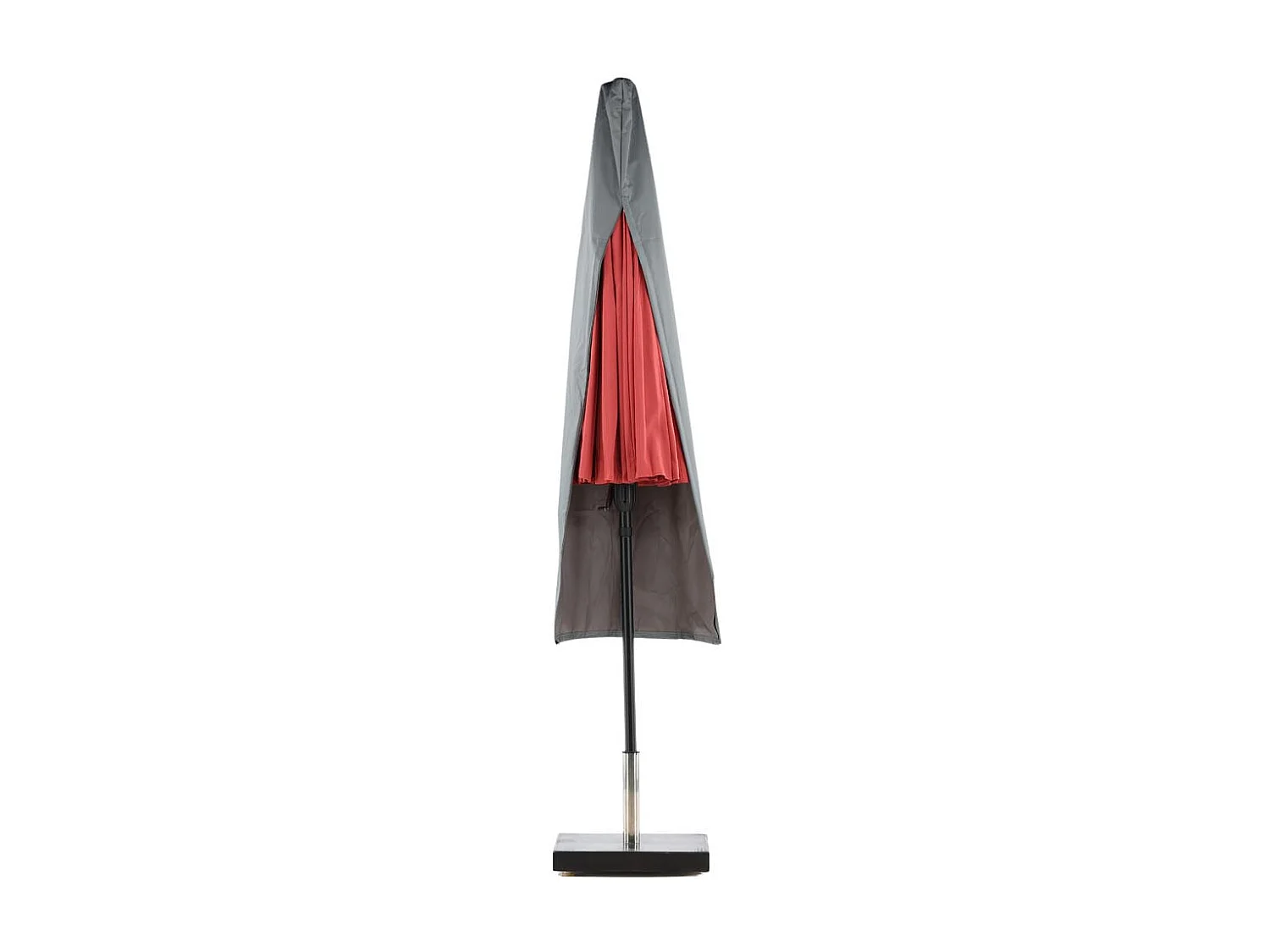 Furnco enrobage pour parasol gris.