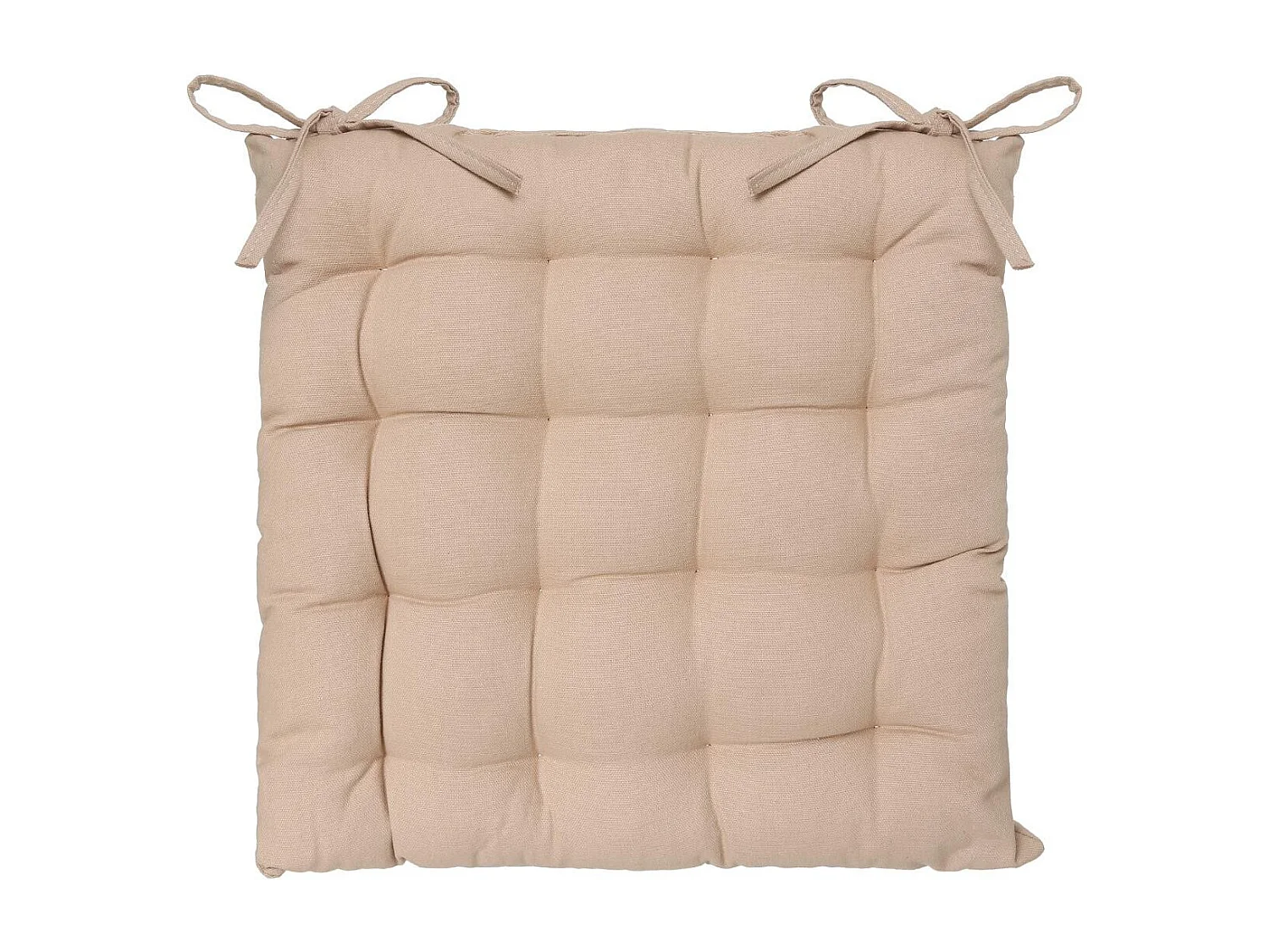Stoelkussen katoen roze 6x38x38 cm