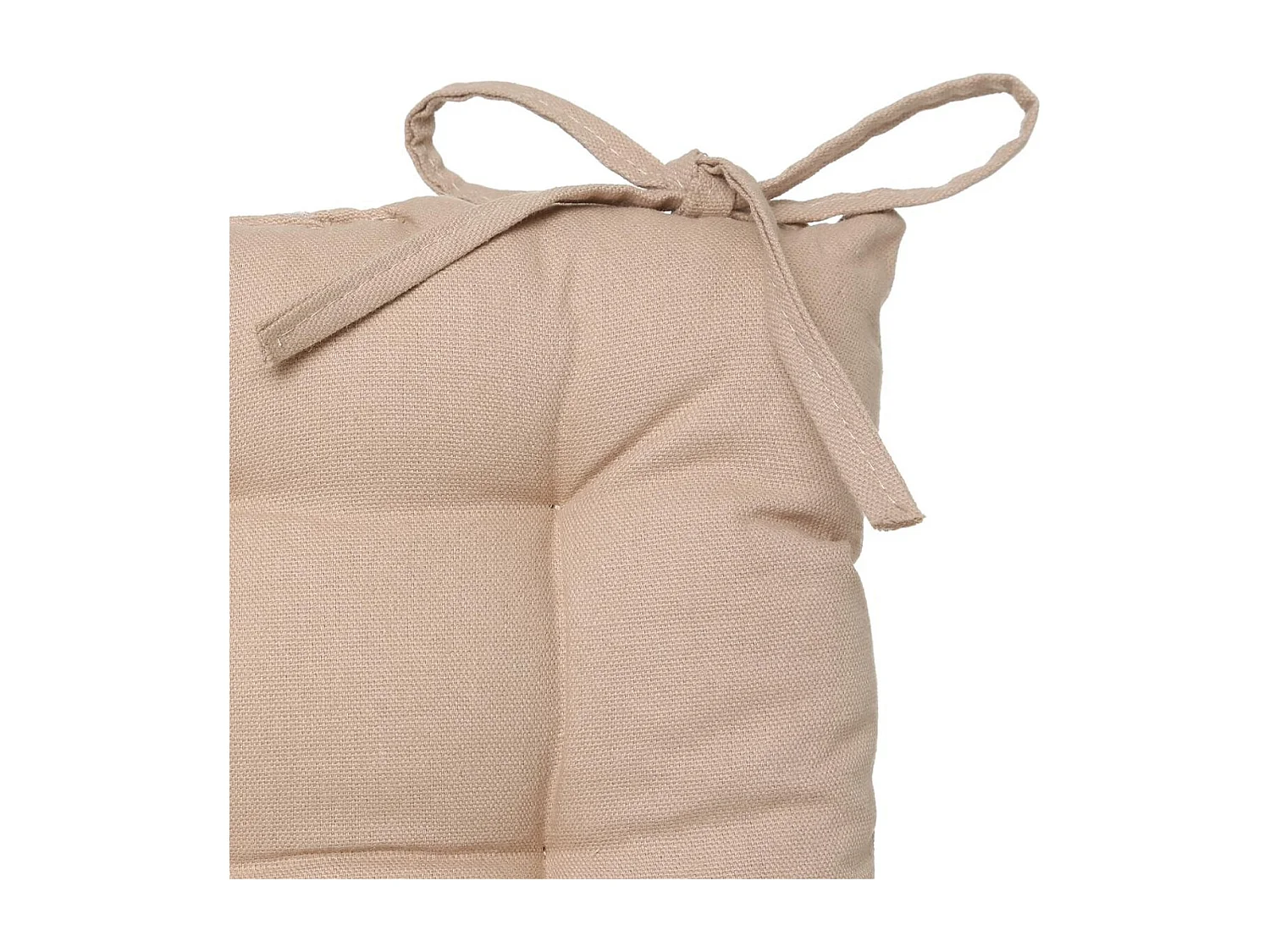 Stoelkussen katoen roze 6x38x38 cm