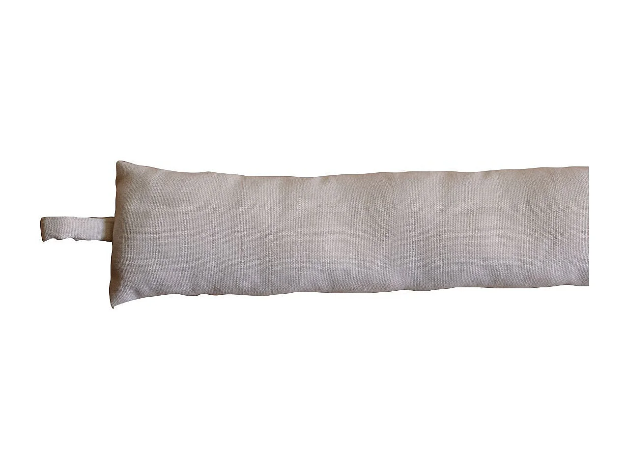 Boudin Bas de Porte en Coton "Dune" 80cm Écru