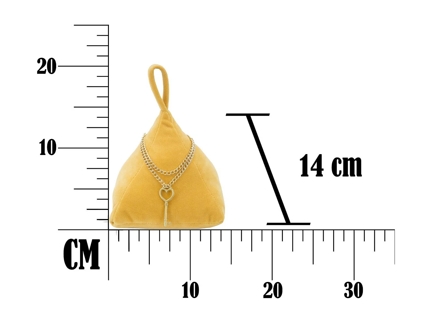 Cale Porte "Triangle" 50cm Jaune