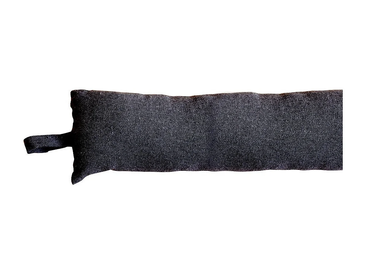 Boudin Bas de Porte en Coton "Dune" 80cm Gris Foncé