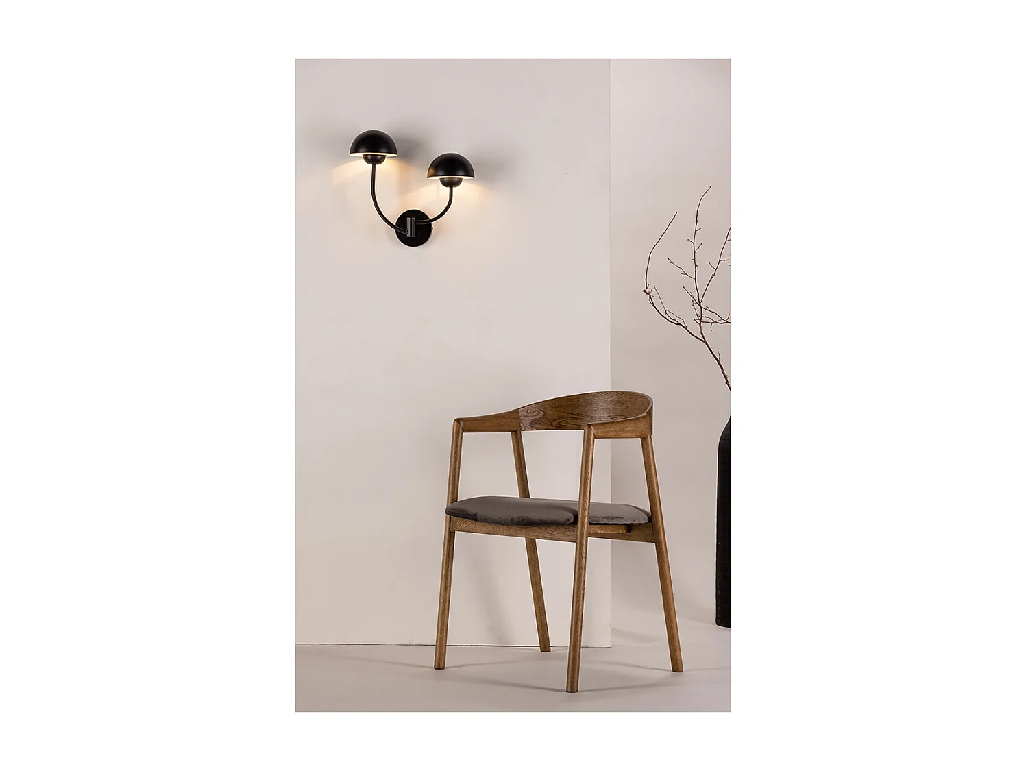 Lyckorna Beleuchtung Wandlampe 40x20x35cm schwarz.