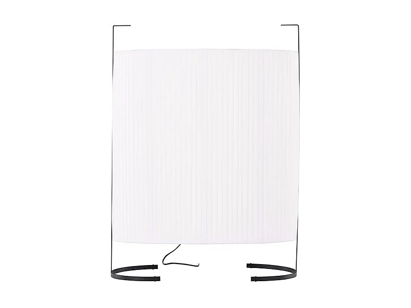 Rennes - Large éclairage lampadaire 60x30x80cm beige.