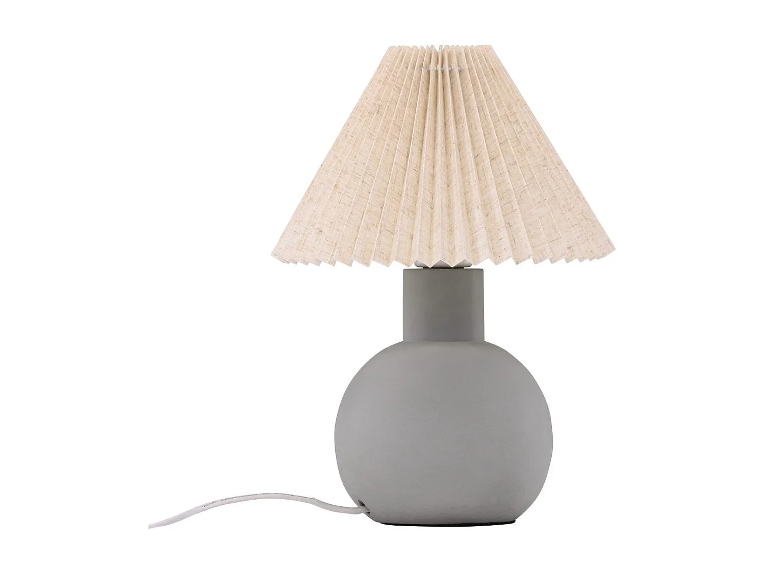 Älvsborg verlichting tafellamp 25x25x37cm grijs.