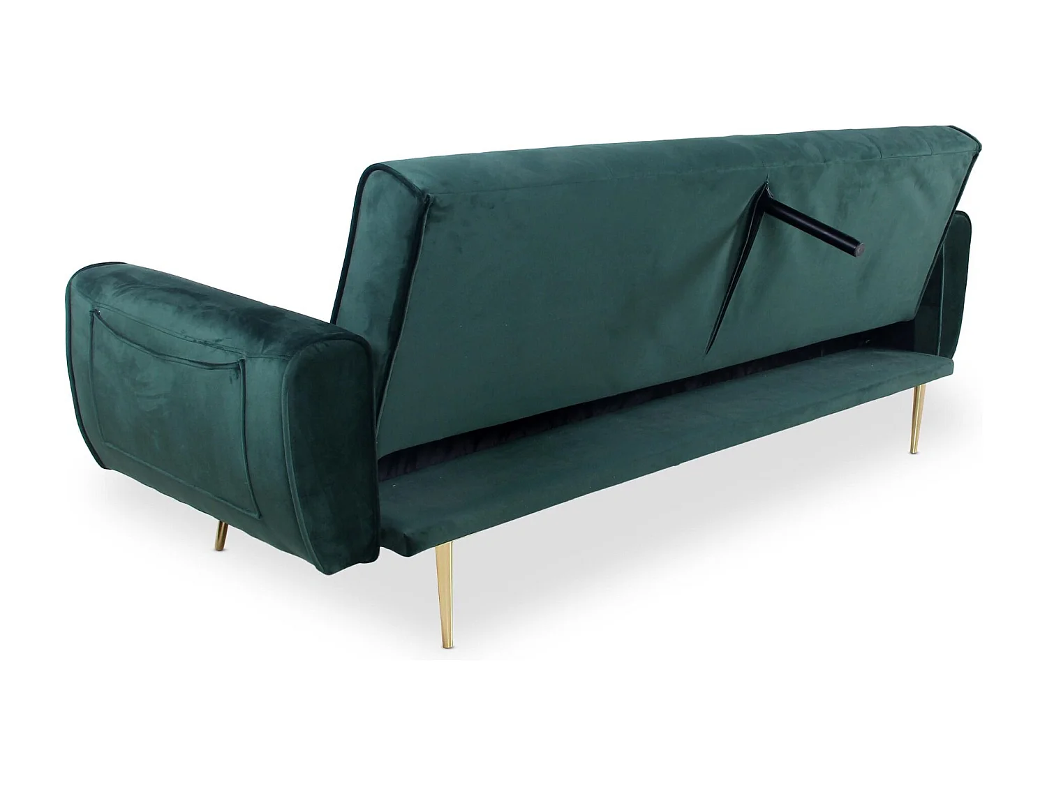 Canapé Convertible Scandinave "Porto" 213cm Vert