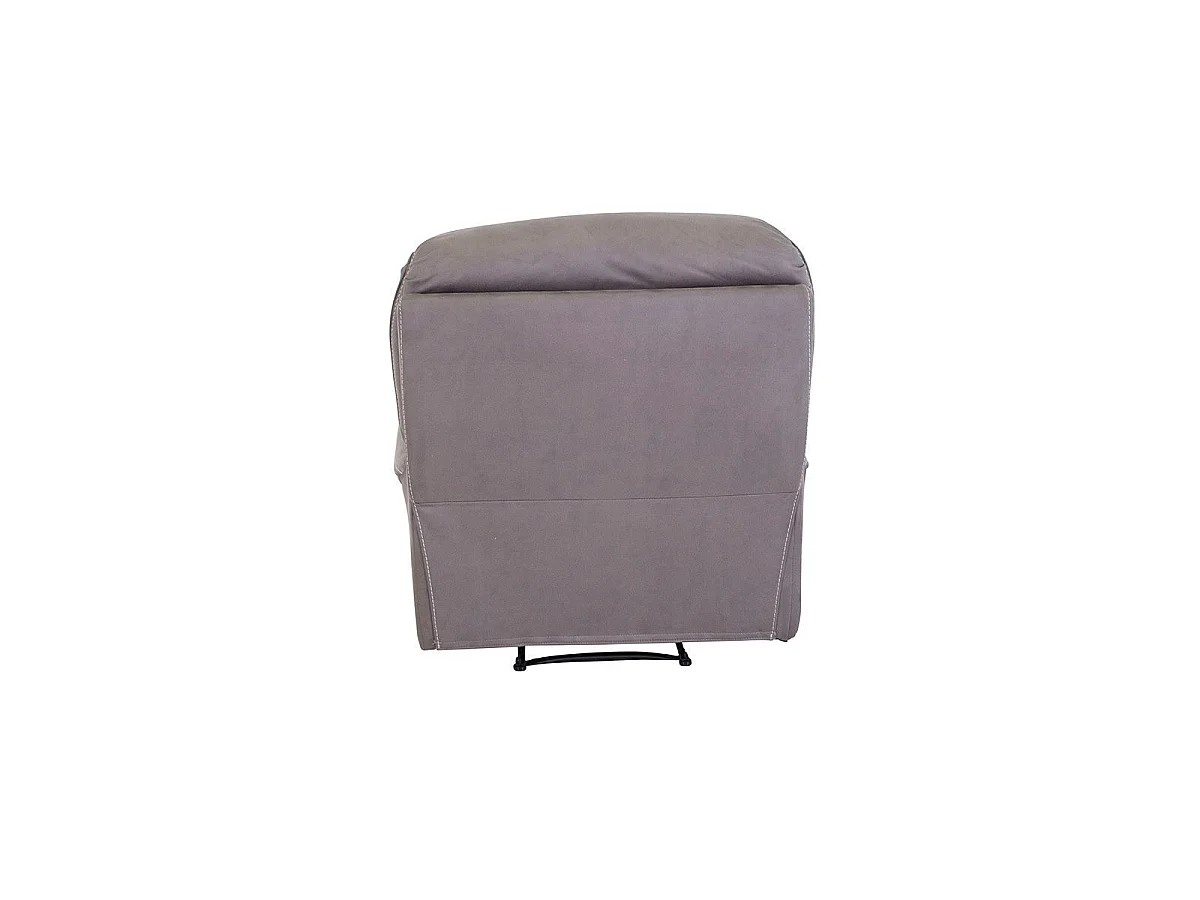 Saranda Sessel , Recliner mit Fußstütze grau.