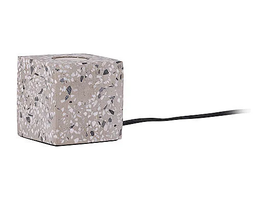 Rilche verlichting tafellamp 9x9x9cm wit.