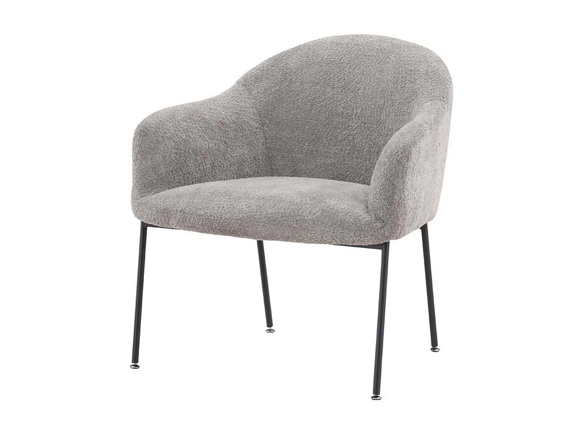 Catania fauteuil gris clair.