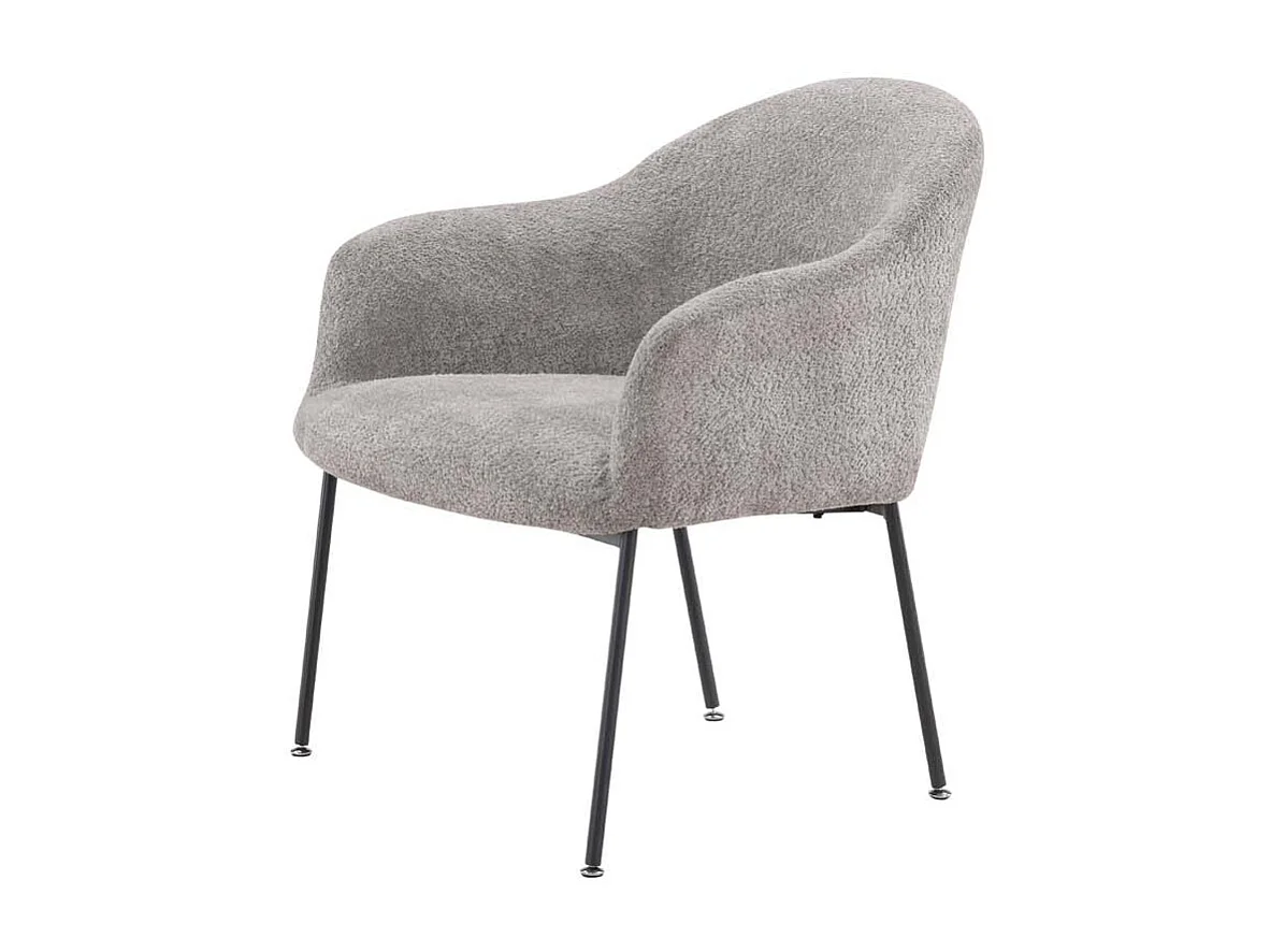 Catania fauteuil gris clair.
