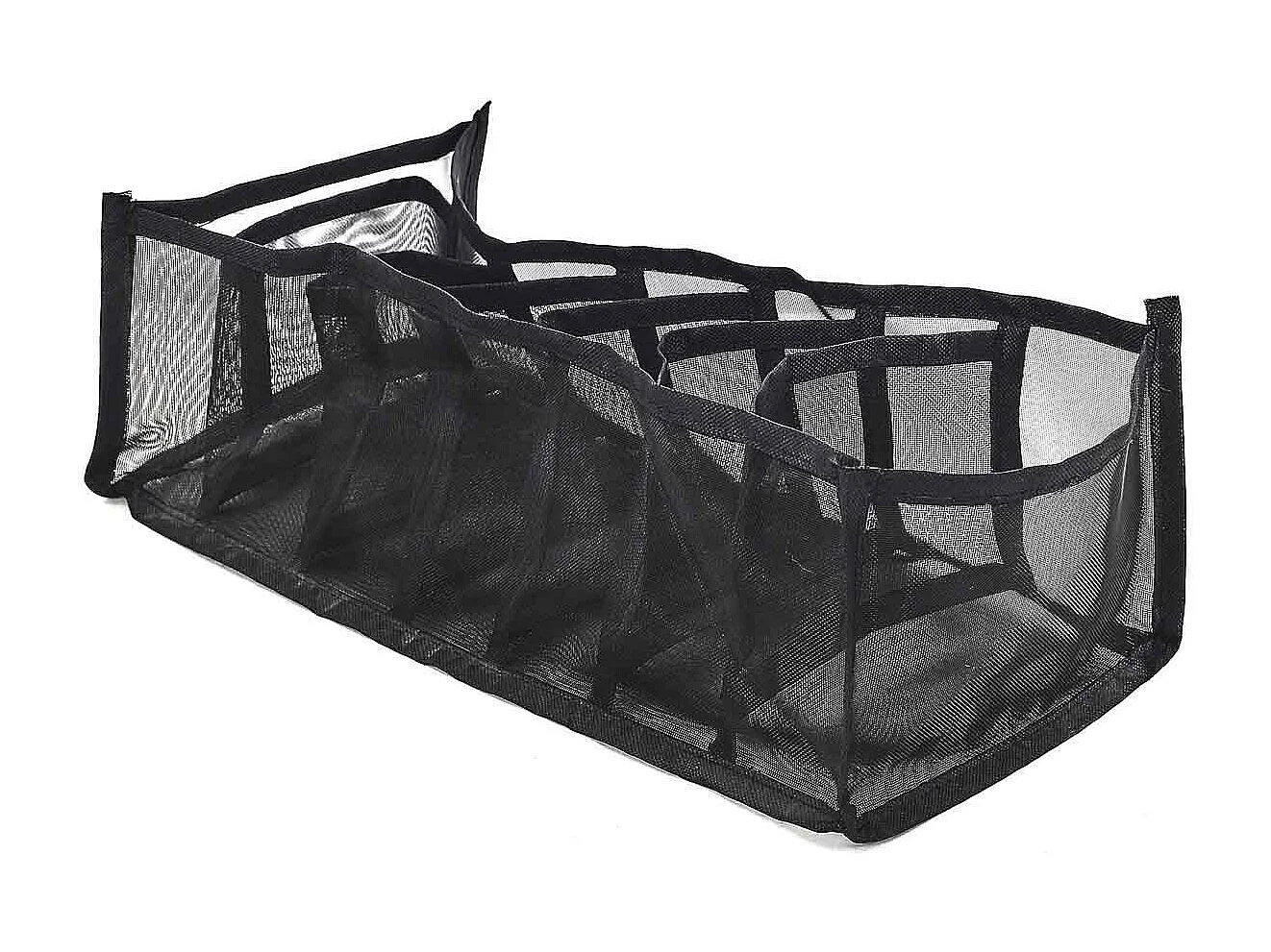 Rangement Vêtements "7 Compartiments" 36cm Noir
