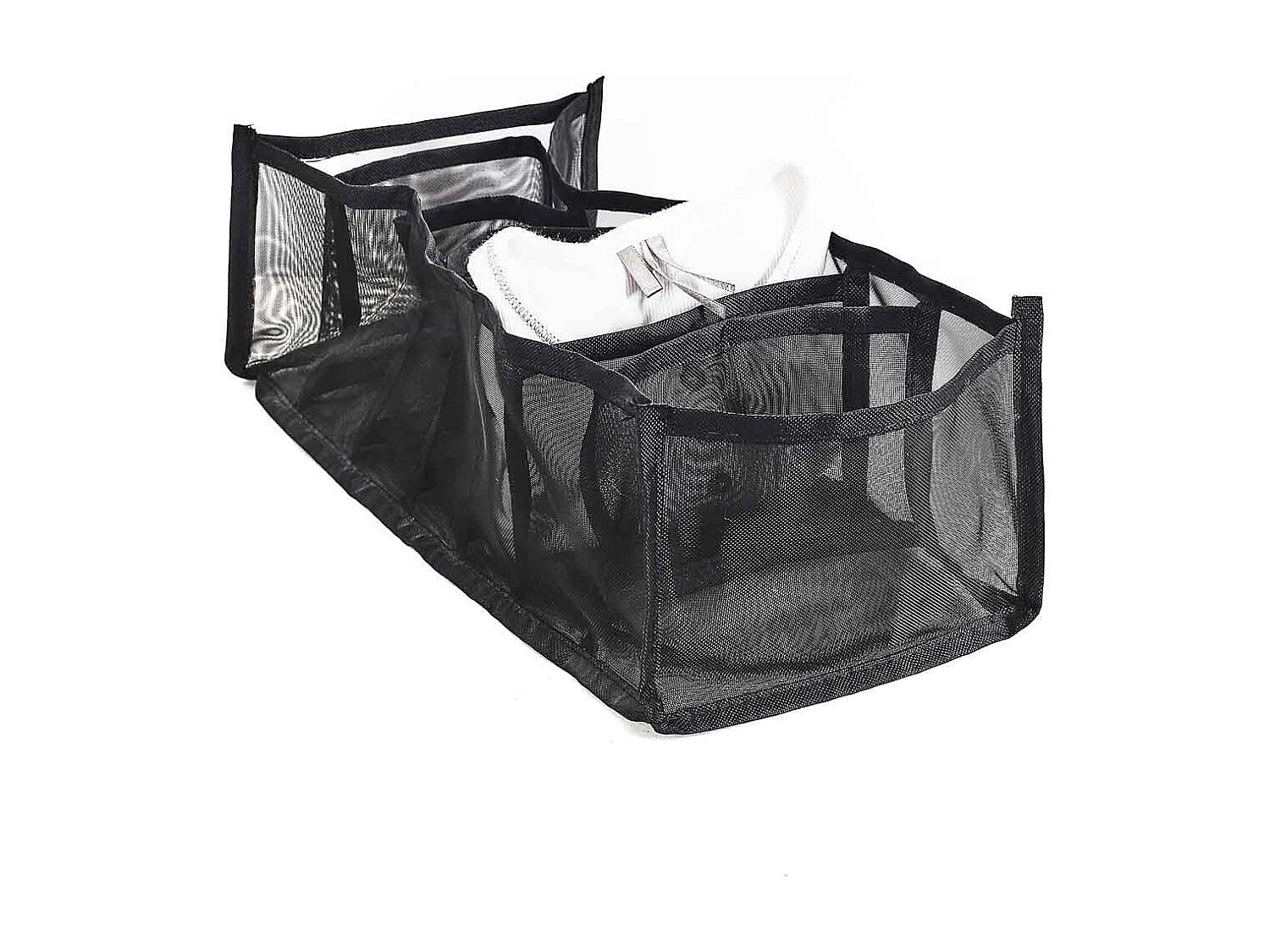 Rangement Vêtements "7 Compartiments" 36cm Noir