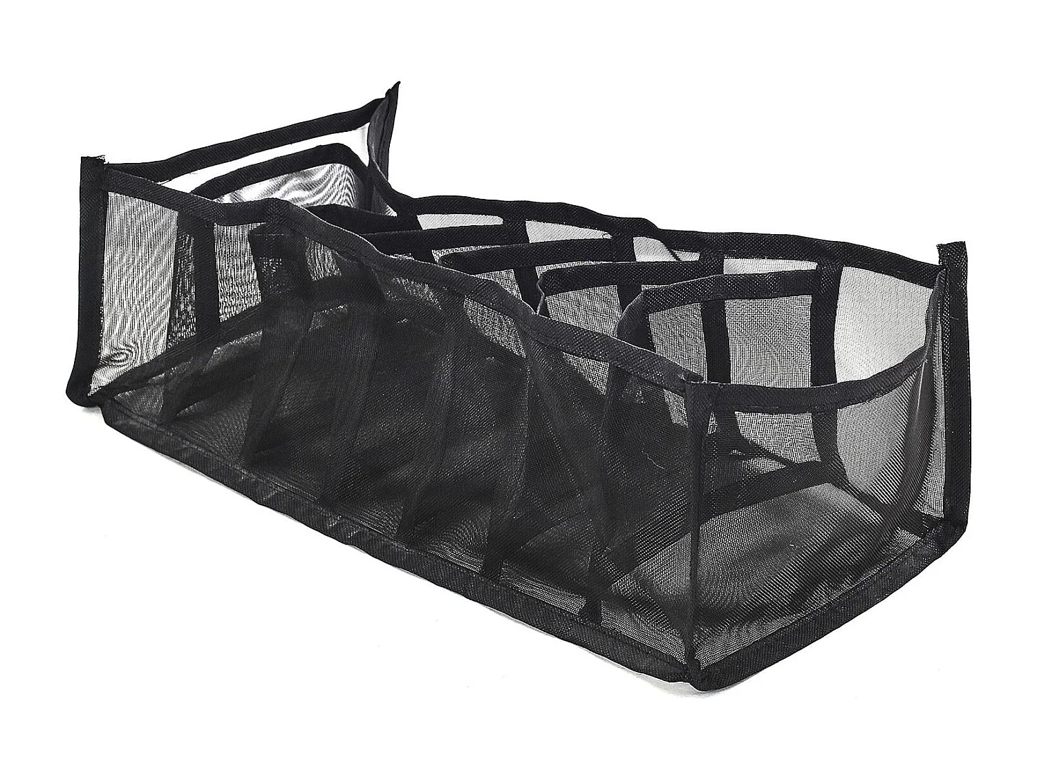 Rangement Vêtements "7 Compartiments" 36cm Noir