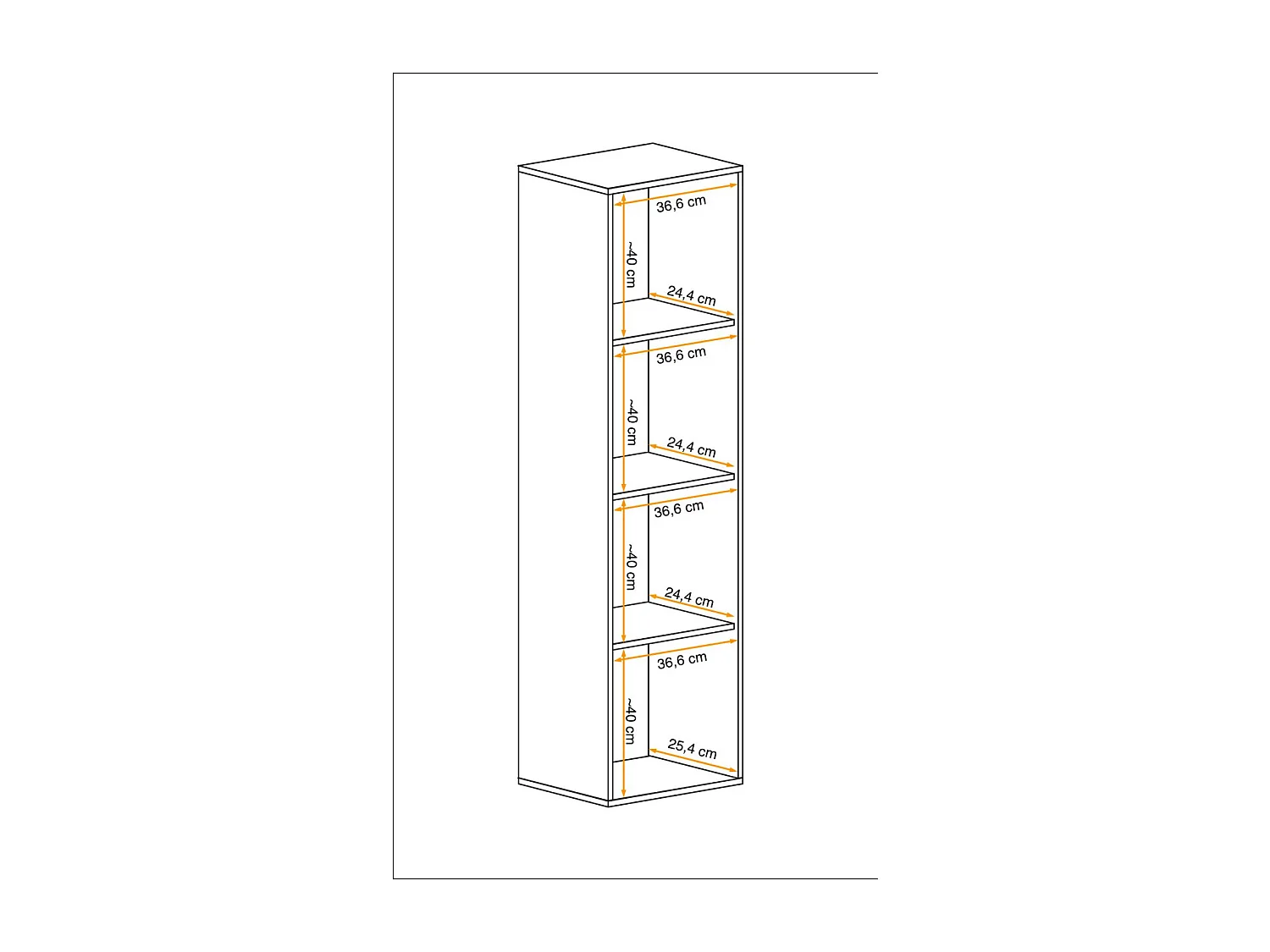 Vitrine Murale Design "Fly A1" 170cm Blanc