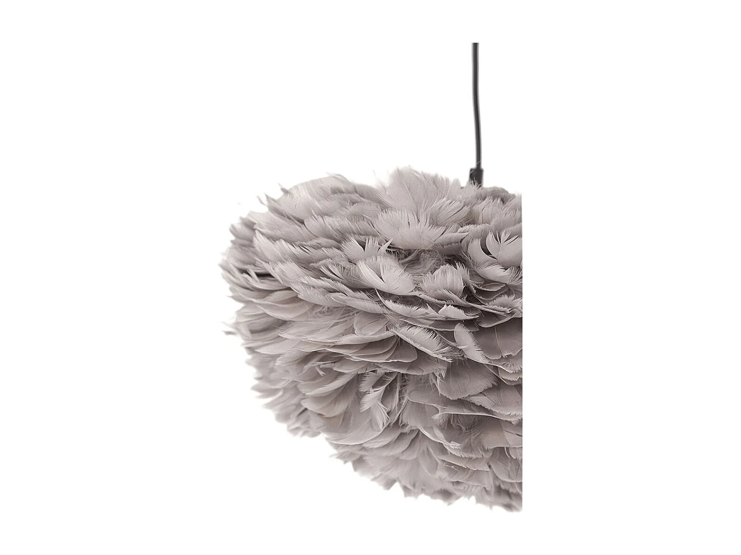 Nicola verlichting hanglamp 45x45x25cm grijs.