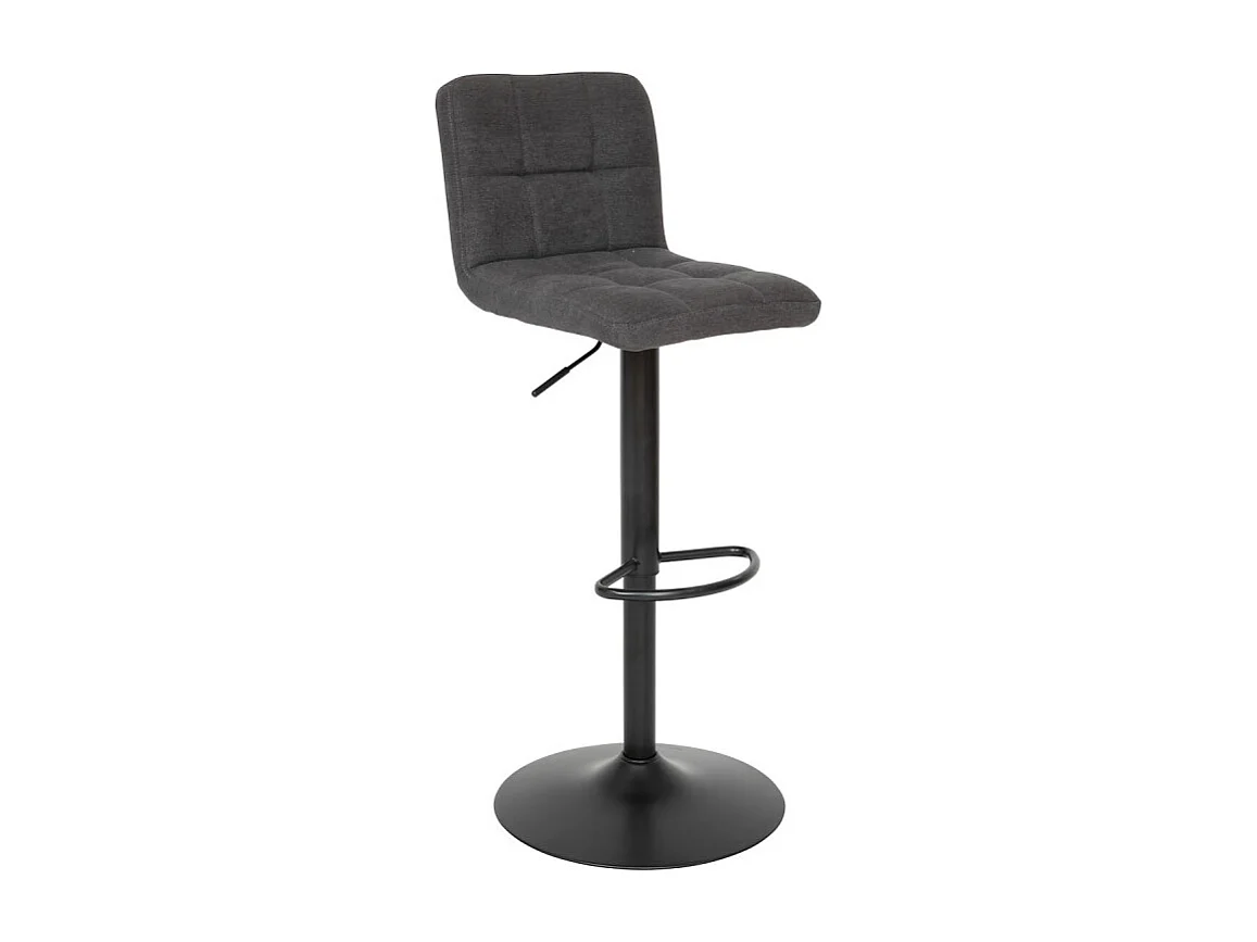 Lot de 2 Chaises de Bar Ajustable "Delek" 104cm Gris
