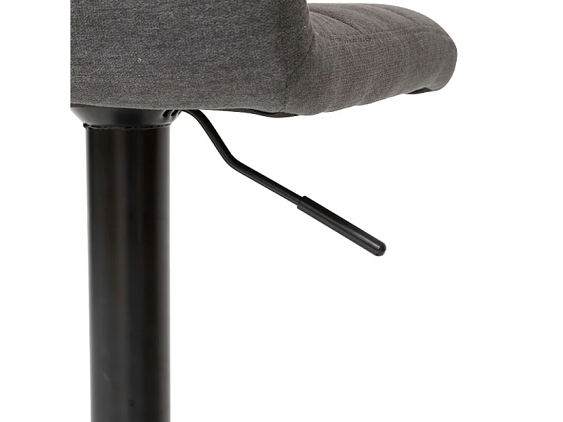 Lot de 2 Chaises de Bar Ajustable "Delek" 104cm Gris