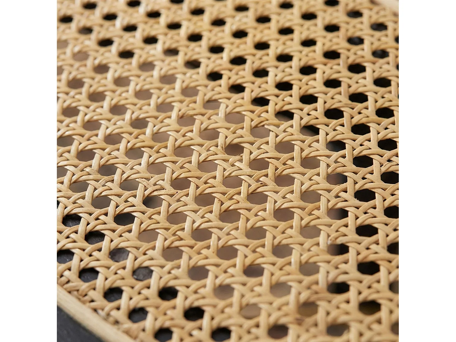 Tabouret de bar Yokori en cannage et Bambou Noir