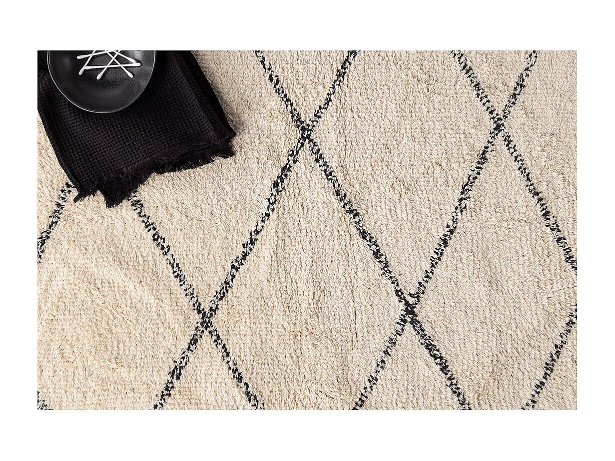 Thelma tapis de bain 80x50cm blanc.