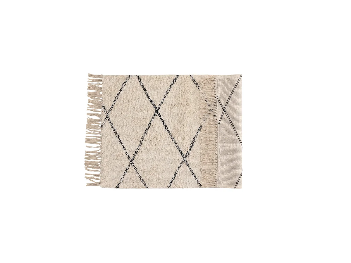 Tapis Déco "Thelma" 50x80cm Naturel