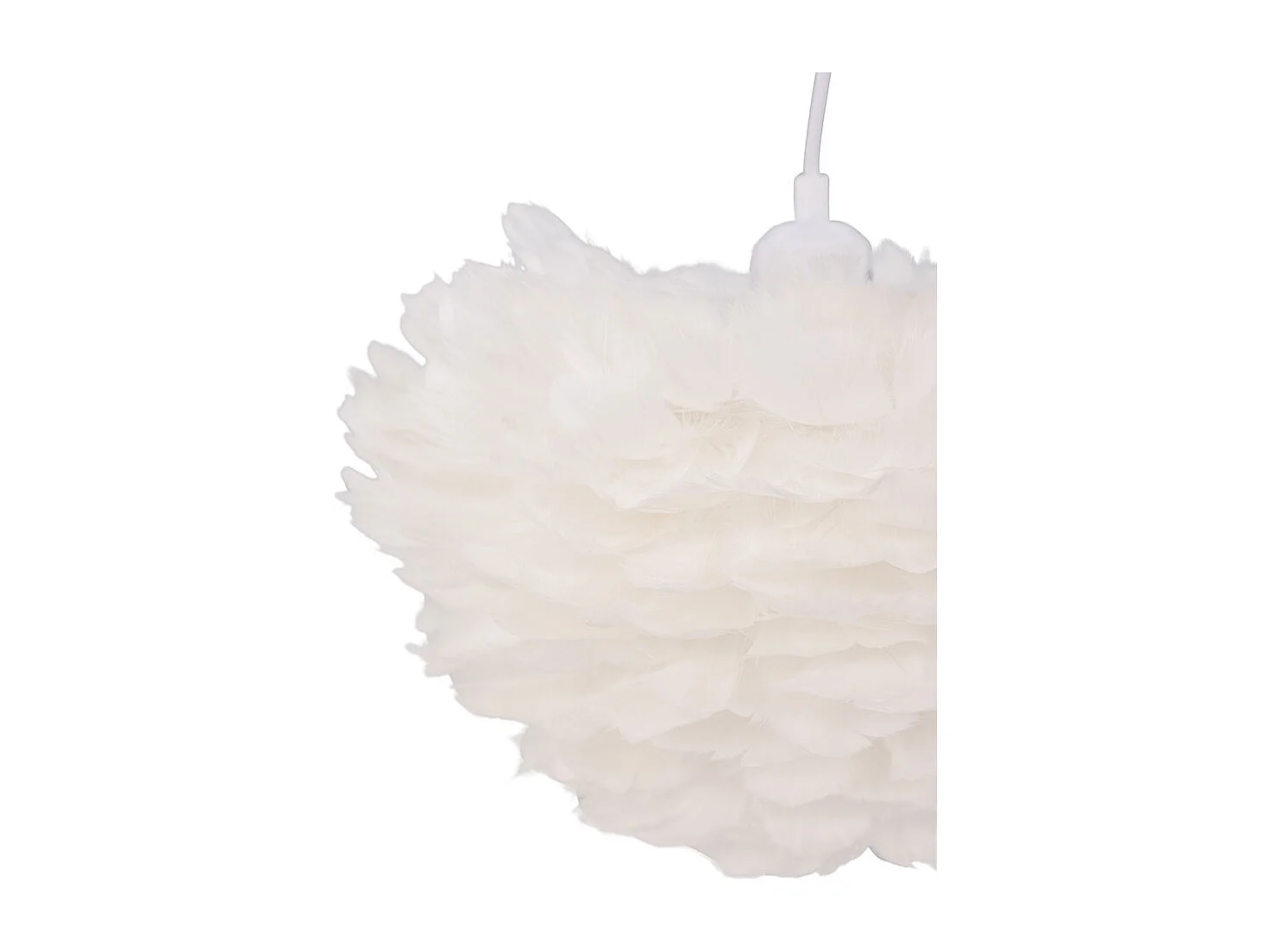 Nicola éclairage lampe pendentif 35x35x20cm blanc.