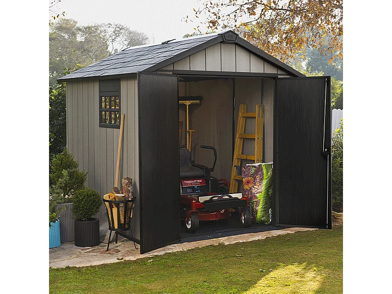 Casetta in resina OAKLAND BROSSIUM 759 – 6,5 m² – Grigio