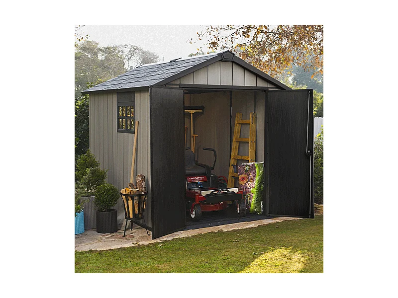 Casetta in resina OAKLAND BROSSIUM 759 – 6,5 m² – Grigio