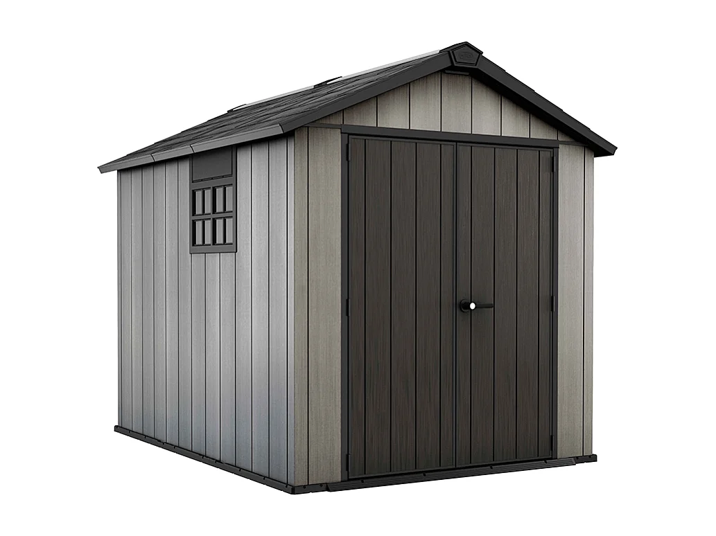 Casetta in resina OAKLAND BROSSIUM 759 – 6,5 m² – Grigio