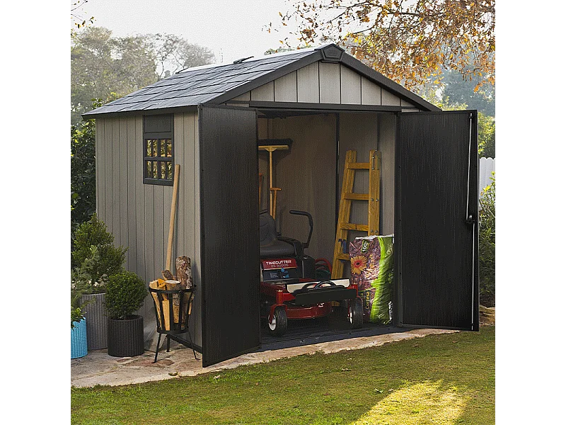 Casetta in resina OAKLAND BROSSIUM 759 – 6,5 m² – Grigio