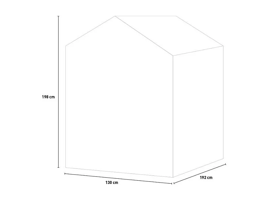 Abri de jardin résine "Premium 46SP" - 2,5 m² - 130 x 192 x 198 cm - Gris