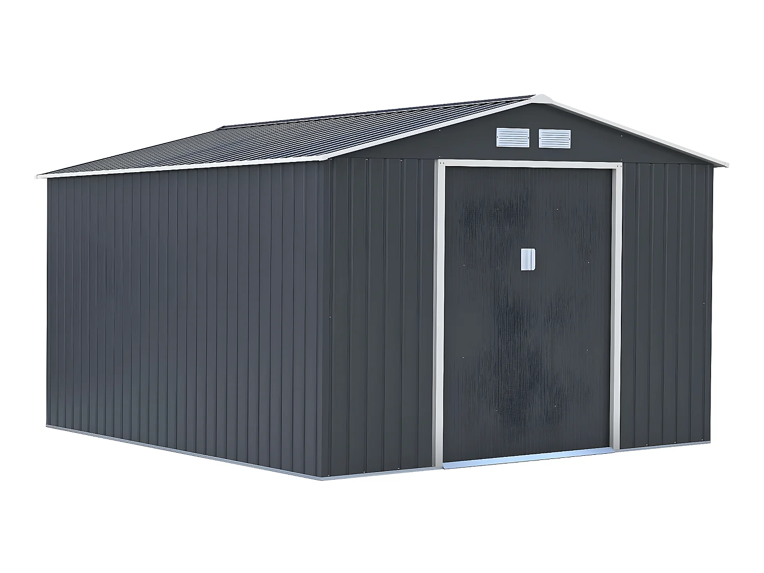 Abri de jardin métal "Vegas" - 12.98 m² - Gris
